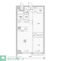 Ｌａ　Ｄｏｕｃｅｕｒ志茂 4階2LDKの間取り