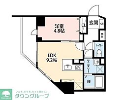 JR山手線 駒込駅 徒歩7分の賃貸マンション 6階1LDKの間取り