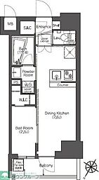 都営三田線 西巣鴨駅 徒歩6分の賃貸マンション 3階1DKの間取り