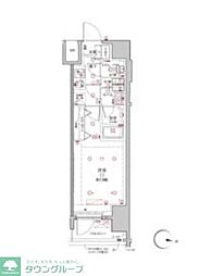 都営三田線 板橋本町駅 徒歩4分の賃貸マンション 3階1Kの間取り