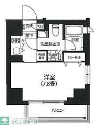 東京メトロ南北線 西ケ原駅 徒歩4分の賃貸マンション 5階1Kの間取り