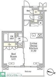 間取図画像 1LDK