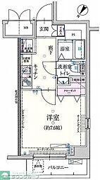 LEXEAZESTAKABANE 1Kの間取図画像