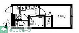 crealOUJINorth 1Kの間取図画像