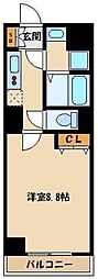 ParkAxis板橋本町 1Kの間取図画像