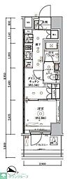 ARCOBALENO HASUNEII 1DKの間取図画像