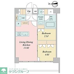 LIME RESIDENCE KAWAGUCHI EAST 2LDKの間取図画像