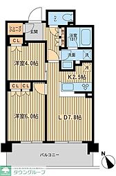 BLESS上池袋 2LDKの間取図画像