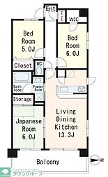 CasaDelMare 3LDKの間取図画像