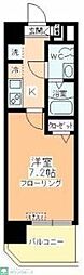 アルファコート西川口-19 1Kの間取図画像