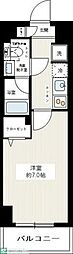 REXZY西川口AZ3 1Kの間取図画像