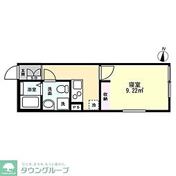 LUMIERE HATOGAYA 1Kの間取図画像