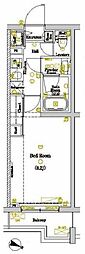 dips北赤羽EAST 1Kの間取図画像
