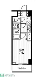 N-stageハトガヤ 1Kの間取図画像