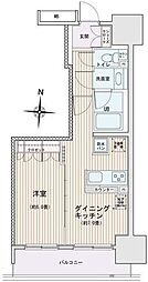 エスティメゾン錦糸町II 12階1LDKの間取り