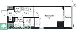 ラティエラ秋葉原 1Kの間取図画像