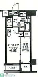 アイルプレミアム押上ノルド 1DKの間取図画像