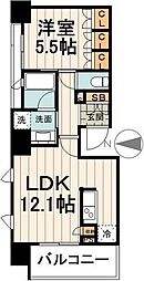 パークアクシス両国 1LDKの間取図画像