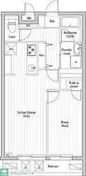 アーバンパーク東向島 1LDKの間取図画像