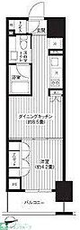 RESIDIA新御徒町 1DKの間取図画像