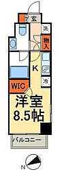 ファインアドレス新御徒町 ワンルームの間取図画像