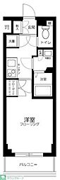 Parkwell神田EAST弐番館 1Kの間取図画像