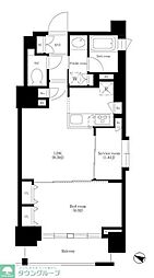 Urbanex神保町 1SLDKの間取図画像