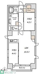 LiveFlat錦糸町 2LDKの間取図画像