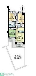 ライオンズガーデンヒルズ白山 2SLDKの間取図画像
