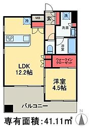 ステージファースト両国アジールコート 1LDKの間取図画像
