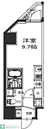 エスレジデンス駒込六義園 ワンルームの間取図画像