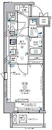 ディアレイシャス両国 1Kの間取図画像