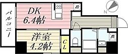GRANPASEO根岸 1DKの間取図画像