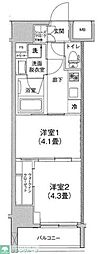 ティモーネプレミアム三ノ輪ステーション 2Kの間取図画像