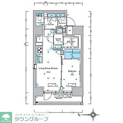 ルフォンプログレ浅草入谷 1LDKの間取図画像