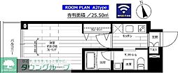 ステージグランデ上野 1Kの間取図画像