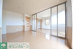 千葉都市モノレール 小倉台駅 徒歩12分の賃貸アパート 1階2LDKのリビング/ダイニング