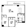 白樺フラッツ2階14.0万円