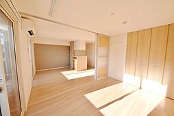 京成千原線 学園前駅 徒歩12分の賃貸アパート 3階2LDKのリビング/ダイニング