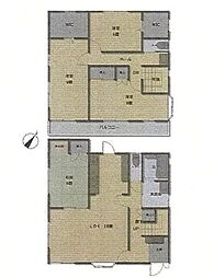 JR内房線 浜野駅 徒歩11分の賃貸一戸建て 4LDKの間取り