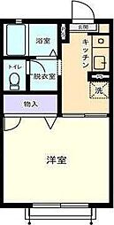 JR総武線 幕張本郷駅 徒歩5分の賃貸アパート 1階1Kの間取り