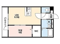 間取図画像 1LDK