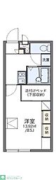 レオパレス桜 1Kの間取図画像