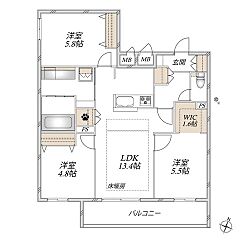 物件の間取り