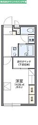 レオパレスNOSE 1Kの間取図画像