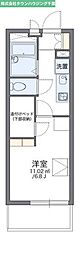 レオパレス蘇我加藤3 1Kの間取図画像