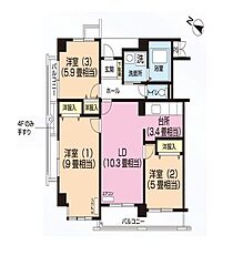 物件の間取り