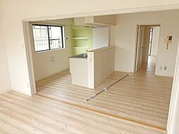 1437コーポ 4階2LDKのリビング/ダイニング