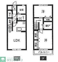 間取図画像 2SLDK