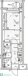 (仮称)PREMIUMCUBE東高円寺DEUX 2Kの間取図画像